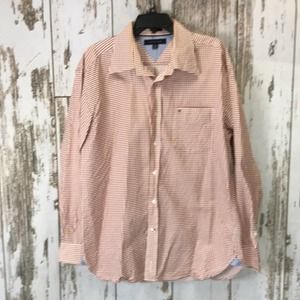 Tommy Hilfiger Men's Red Checked Shirt